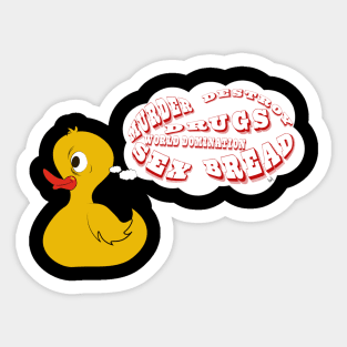 Duck thoughts Sticker